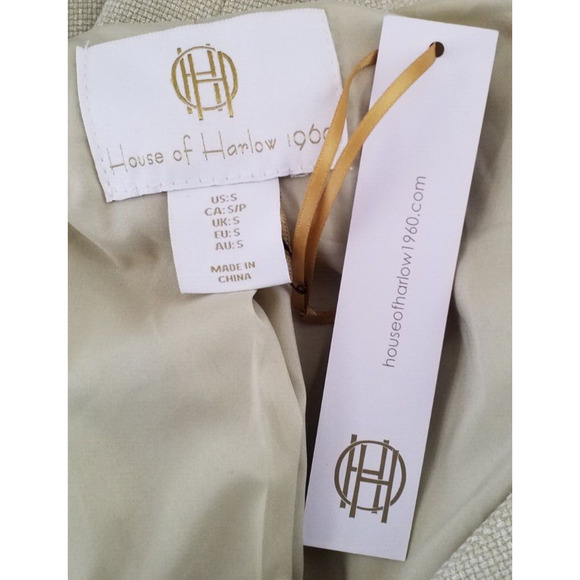 House of Harlow 1960 Cropped Jacket | Green | Size Small | NWT - Picture 5 of 7